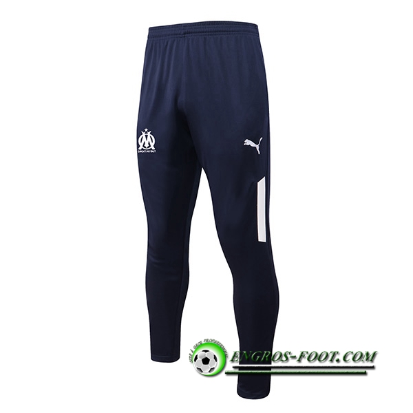 Pantalon Foot Marseille Bleu Marine/Blanc 2022/2023