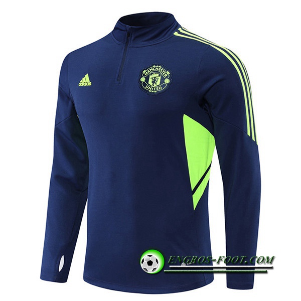 Sweatshirt Training Manchester United Bleu Marin 2022/2023