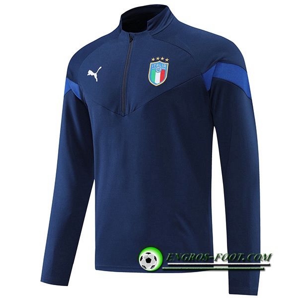 Sweatshirt Training Italie Bleu Marin 2022/2023