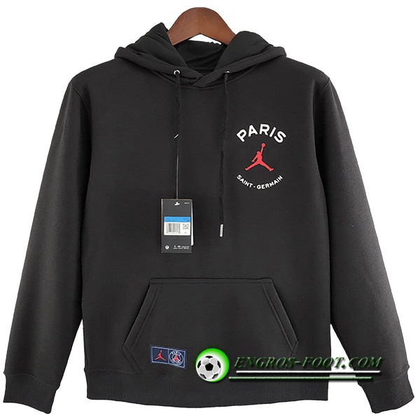 Sweatshirt Training Capuche Jordan PSG Noir 2022/2023