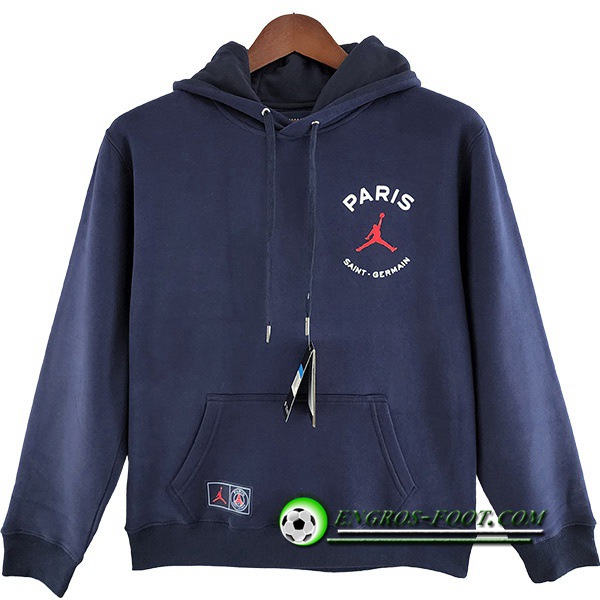 Sweatshirt Training Capuche Jordan PSG Bleu Marin 2022/2023