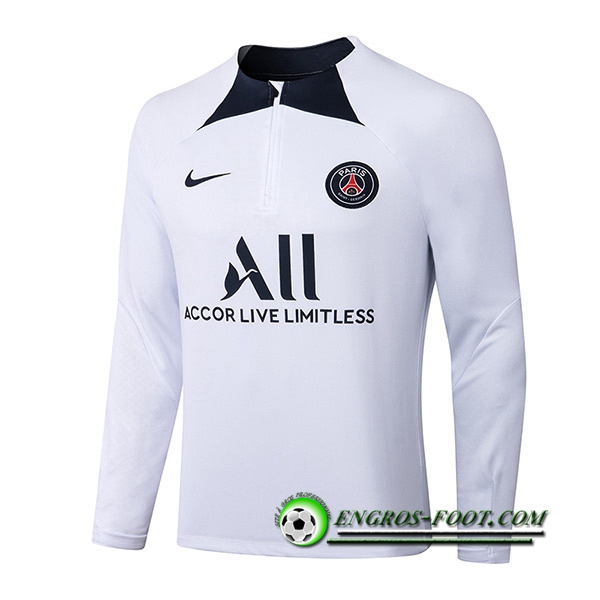 Sweatshirt Training PSG Blanc 2022/2023