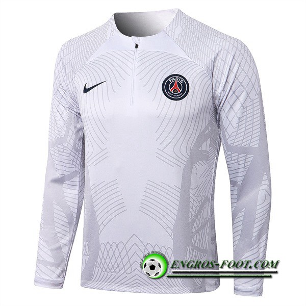 Sweatshirt Training PSG Pattern Blanc 2022/2023