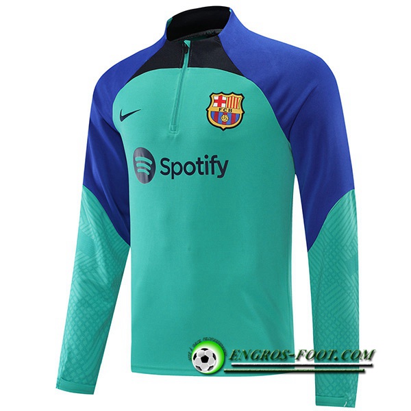 Sweatshirt Training NIKE FC Barcelone Bleu Clair 2022/2023