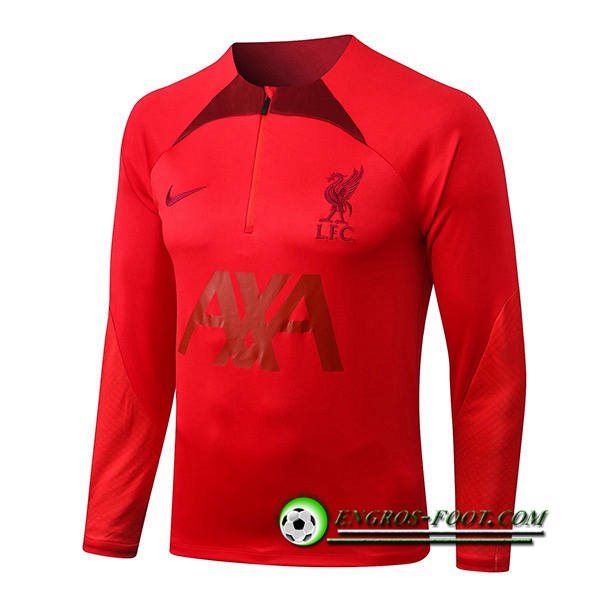 Sweatshirt Training FC Liverpool Rouge 2022/2023