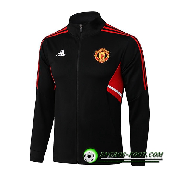 Veste Foot Manchester United Noir/Rouge 2022/2023