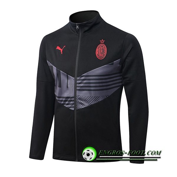 Veste Foot Milan AC Noir/Gris 2022/2023