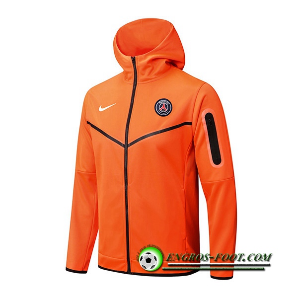 Veste A Capuche PSG Orange 2022/2023