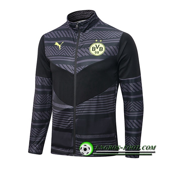 Veste Foot Dortmund Noir/Gris 2022/2023