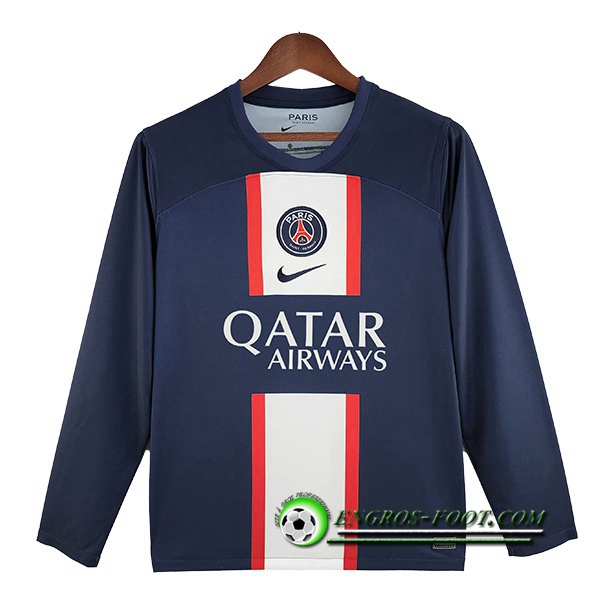 Nouveau Maillot de Foot PSG Manches Longues Domicile 2022/2023