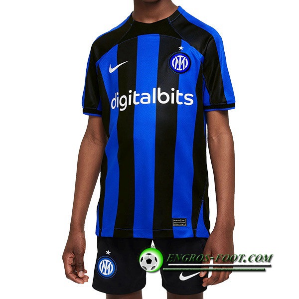 Nouveau Maillot de Foot Inter Milan Enfant Domicile 2022/2023