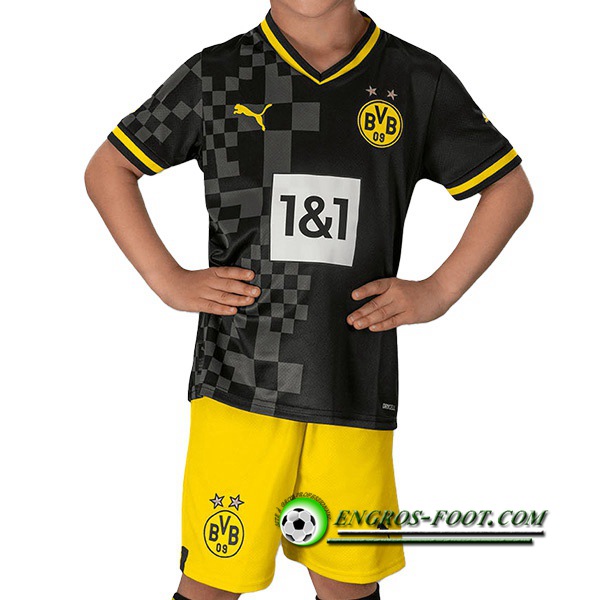 Nouveau Maillot de Foot Dortmund Enfant Exterieur 2022/2023