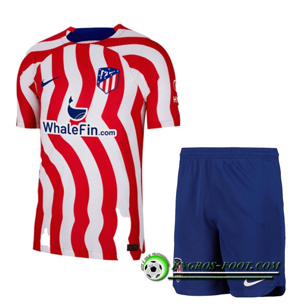 Ensemble Maillot Foot Atletico Madrid Domicile + Short 2022/2023