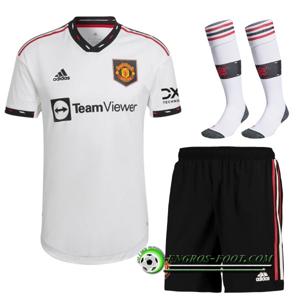 Ensemble Maillot Foot Manchester United Exterieur (Short + Chaussettes) 2022/2023