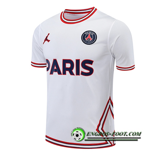 Training T-Shirts Jondan PSG Blanc 2022/2023