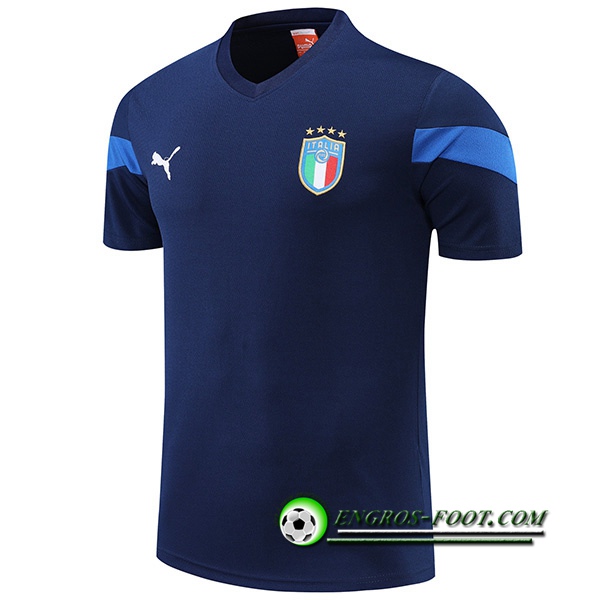 Training T-Shirts Italie Bleu Marin 2022/2023