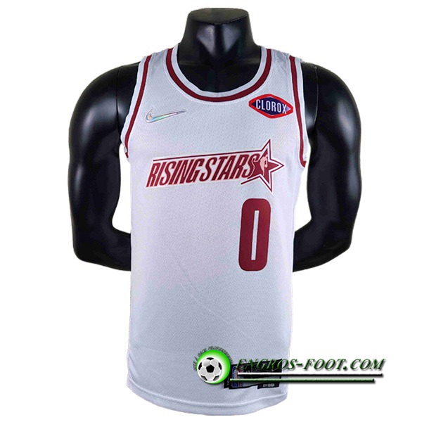 Maillot American All-Star (HALIBURTON #0) Blanc