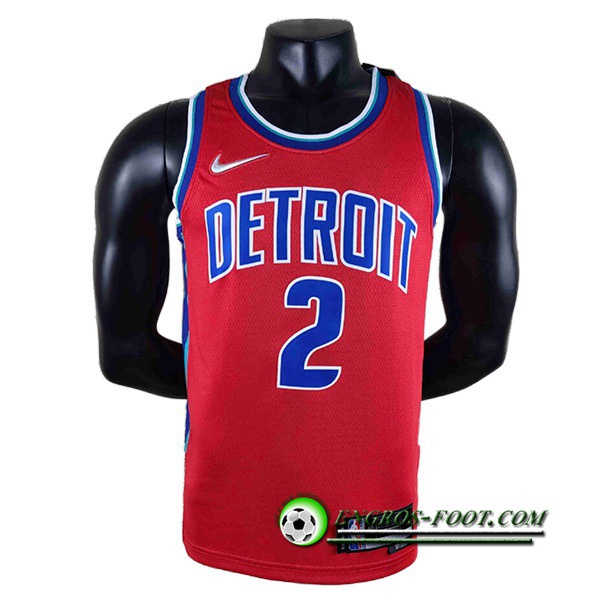 Maillot Detroit Pistons (CUNNINGHAM #2) Rouge