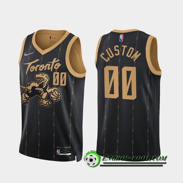 Maillot Toronto Raptors (CUSTOM #00) Noir