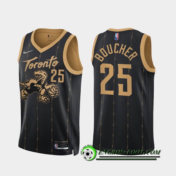 Maillot Toronto Raptors (BOUCHER #25) Noir