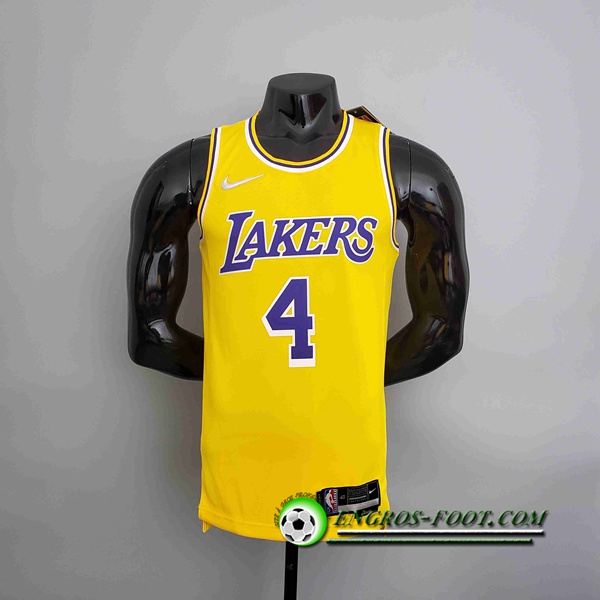 Maillot Los Angeles Lakers (RONDO #4) Jaune