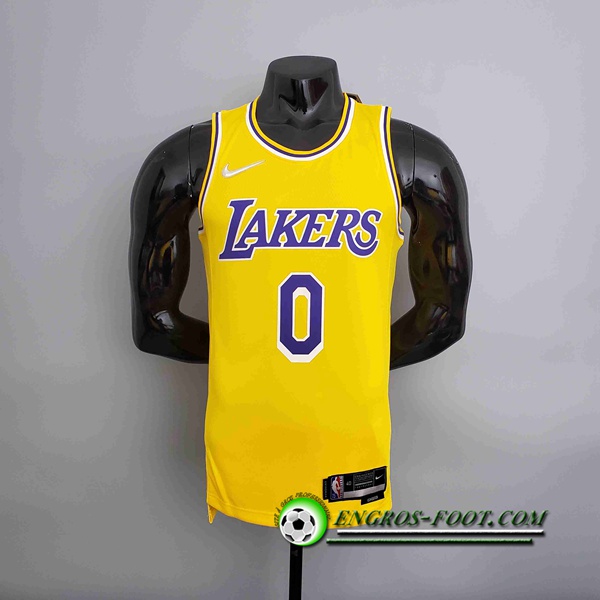 Maillot Los Angeles Lakers (WESTBROOK #0) Jaune