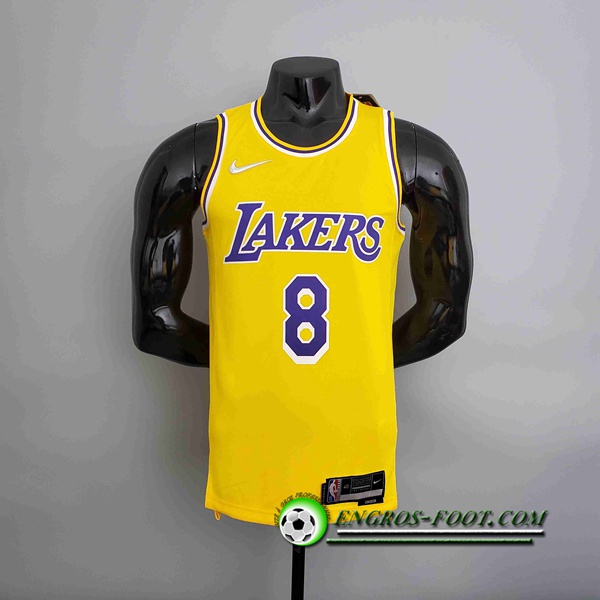 Maillot Los Angeles Lakers (BRYANT #8) Jaune