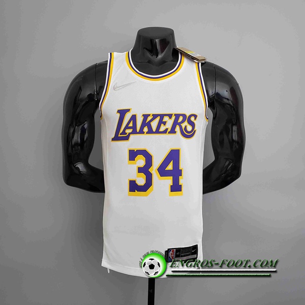 Maillot Los Angeles Lakers (O'NEAL #34) Blanc