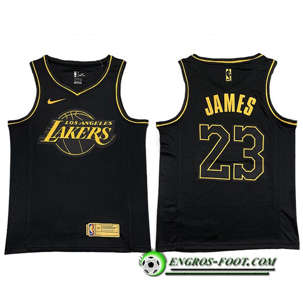 Maillot Los Angeles Lakers (JAMES #23) Noir