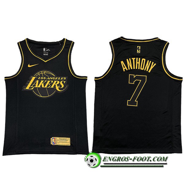 Maillot Los Angeles Lakers (ANTHONY #7) Noir