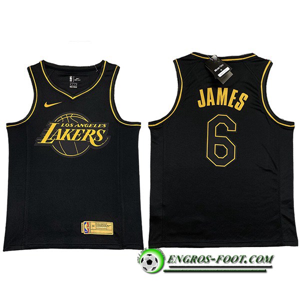 Maillot Los Angeles Lakers (JAMES #6) Noir