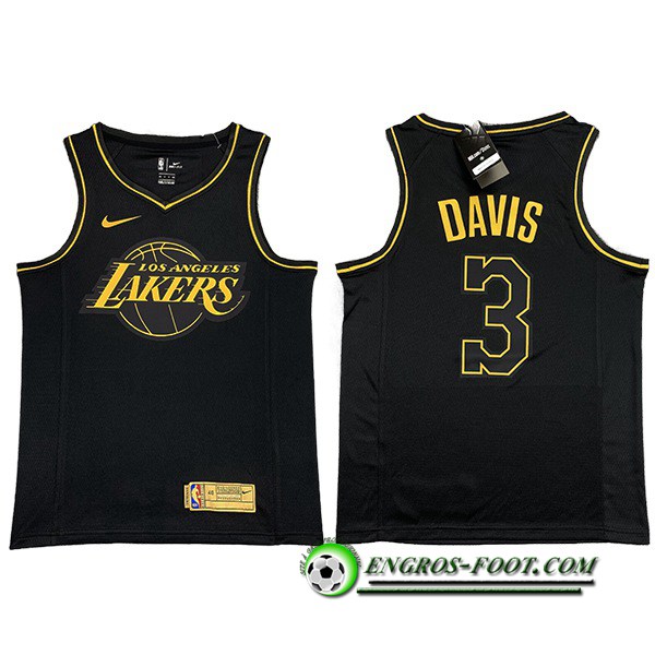 Maillot Los Angeles Lakers (DAVIS #3) Noir