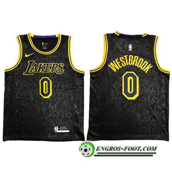 Maillot Los Angeles Lakers (WESTBROOK #0) Noir