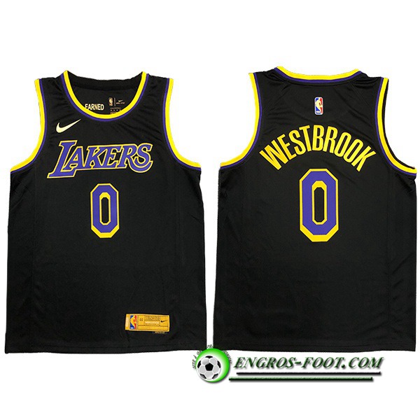 Maillot Los Angeles Lakers (WESTBROOK #0) Noir