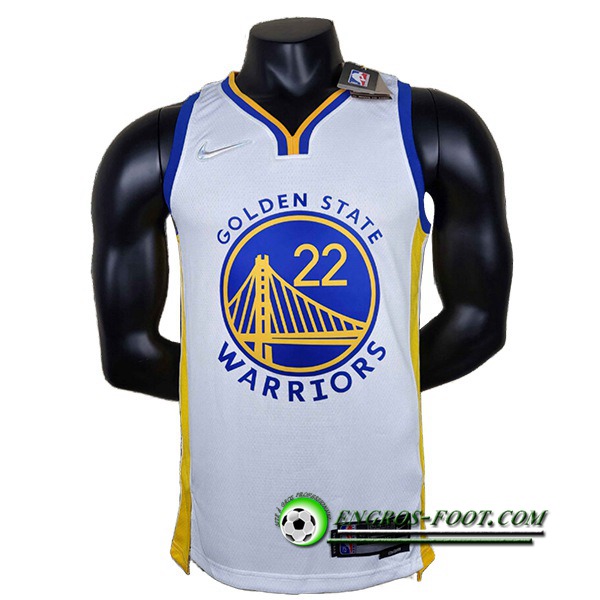 Maillot Golden State Warriors (WIGGINS #22) Blanc