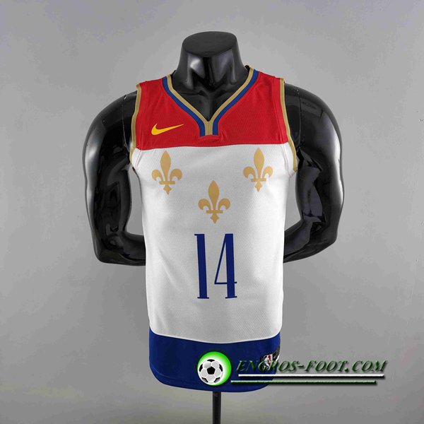 Maillot New Orleans Pelicans (INGRAM #14) 2020 Rouge/Blanc/Bleu Urban Edition