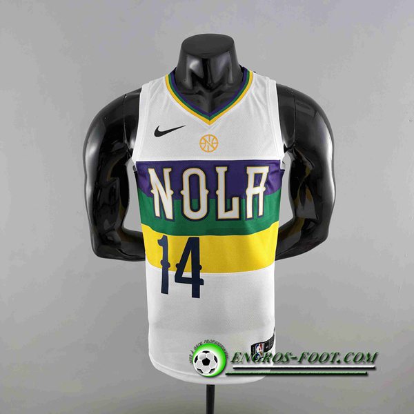 Maillot New Orleans Pelicans (INGRAM #14) Blanc Urban Edition