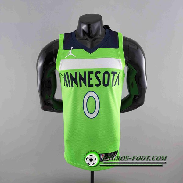 Maillot Minnesota Timberwolves (RUSSELL #0) Vert Air Jordan