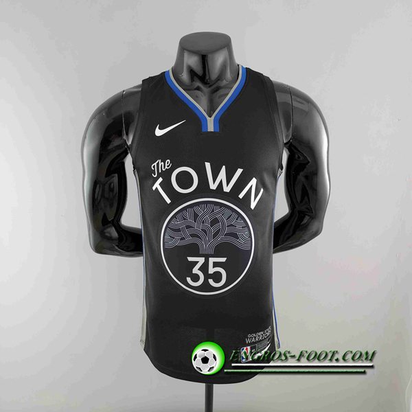 Maillot Golden State Warriors (DURANT #35) 2020 Noir City Edition