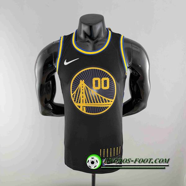 Maillot Golden State Warriors (KUMINGA #00) 2022 Noir 75th Anniversary City Edition