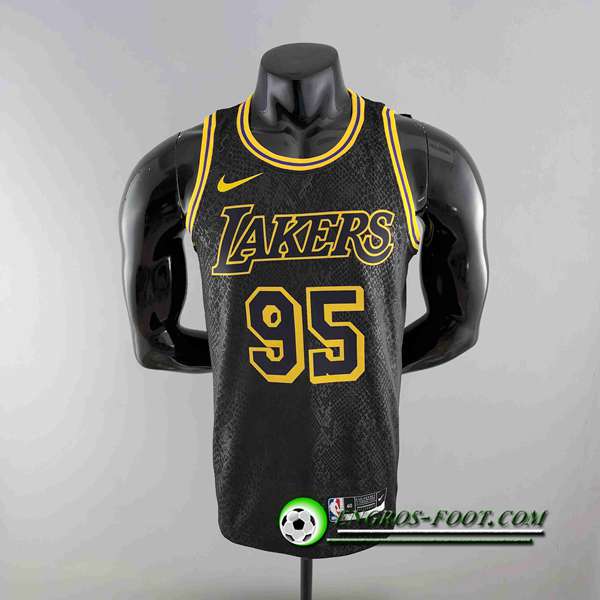 Maillot Los Angeles Lakers (TOSCANO #95) Noir