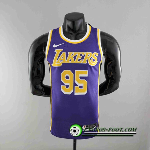 Maillot Los Angeles Lakers (TOSCANO #95) Pourpre