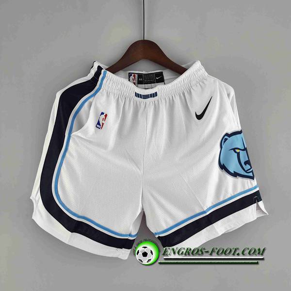 Shorts NBA Memphis Grizzlies Blanc