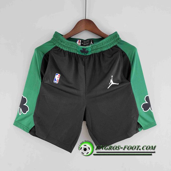 Shorts NBA Boston Celtics Noir/Vert Trim