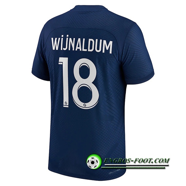 Maillot de Foot PSG (WIJNALDUM #18) 2022/23 Domicile