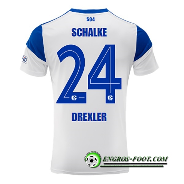 Maillot de Foot Schalke 04 (DREXLER #24) 2022/23 Exterieur