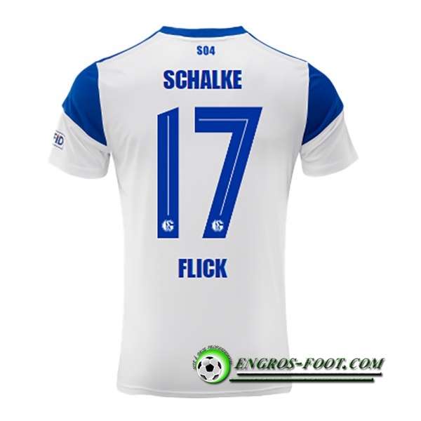 Maillot de Foot Schalke 04 (FLICK #17) 2022/23 Exterieur