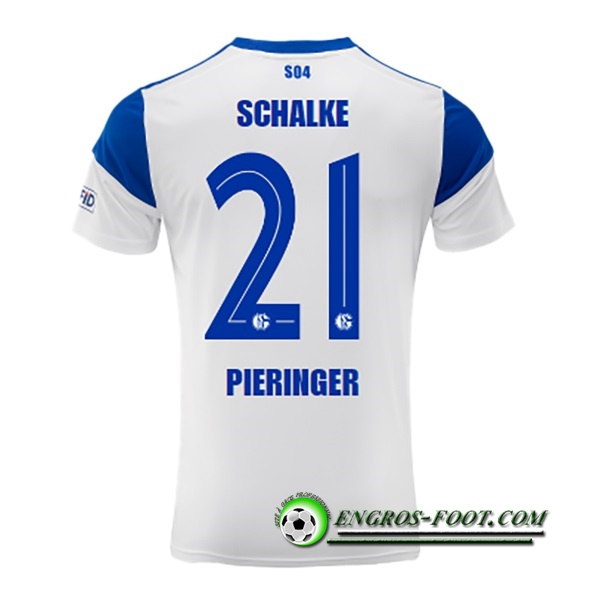 Maillot de Foot Schalke 04 (PIERINGER #21) 2022/23 Exterieur