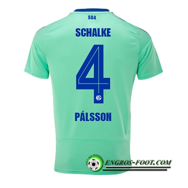 Maillot de Foot Schalke 04 (PÁLSSON #4) 2022/23 Third