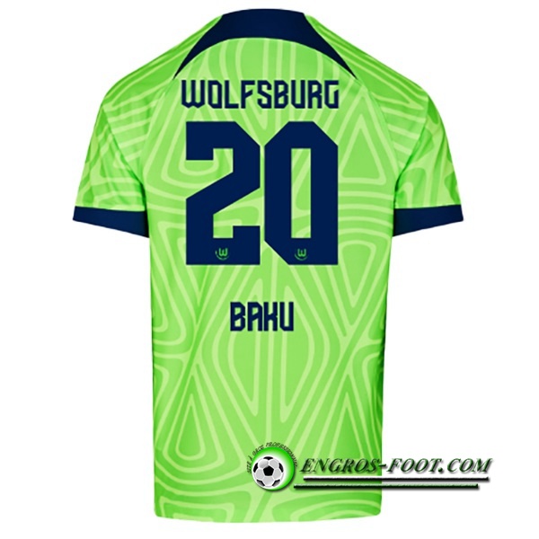 Maillot de Foot Vfl Wolfsburg (BRHU #20) 2022/23 Domicile